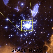 Как велика звезда VY Большого Пса?
