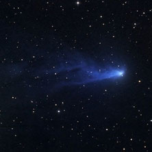 Ученые по случаю в далеком космосе нашли голубую комету