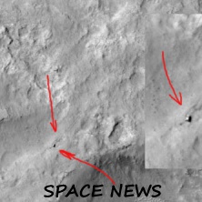 Марсоход Curiosity заснят Марсианским зондом  MRO