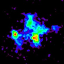 Скопление галактик  Abell 2256 или Большой хвост (по форме)