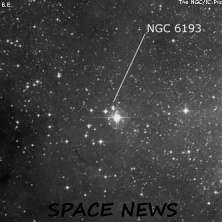Звездное скопление NGC 6193 во всем своем великолепии, море звезд и буйство красок