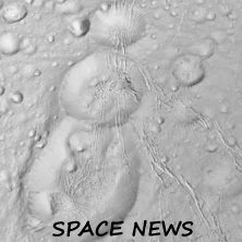 Энцелад, Северный полюс, качественные фотографии с камер зонда «Кассини»