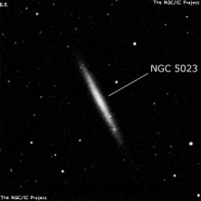 NGC 5023 — большая спиральная  галактика, до которой от Земли примерно 33 миллиона световых лет