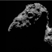 Тыльная сторона кометы  67P / Чурюмова — Герасименко