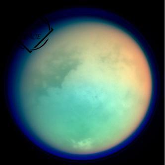Дождь из жидкого метана на Титане, спутник Сатурна