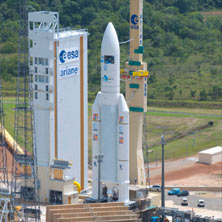 Успешный старт Ariane-5  с двумя спутниками на борту!