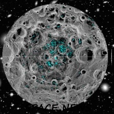 В НАСА подтвердили наличие водного льда в кратерах на полюсах Луны